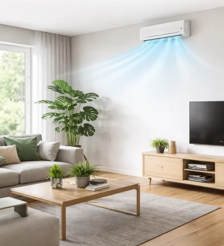 Frisse lucht in huis zonder open raam.