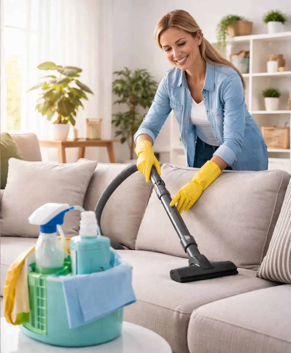 Grondig schoonmaken om stof en allergenen te verminderen.