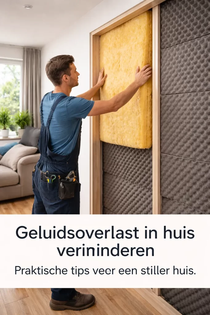 Praktische tips voor een stiller en comfortabeler huis.